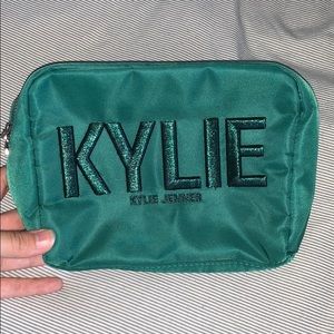 Kylie Cosmetics Holiday Emerald Green Makeup Bag!